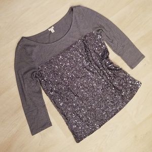 J.Crew Sequin Soft Tee